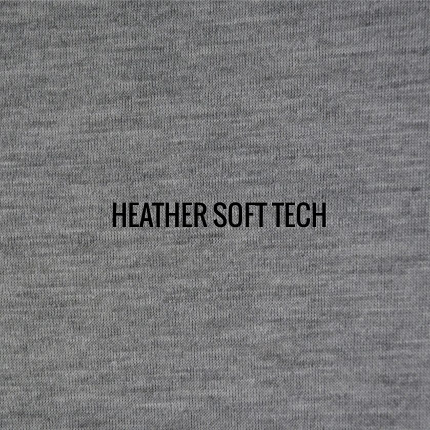 "HEATHER SOFT TECH" I Shirt Fabric I Super comfortable 100% Poly Performance fabric. Looks and feels like cotton. Duo tone finish gives fabric a versatile look, whether you theme is classic, retro or trendy